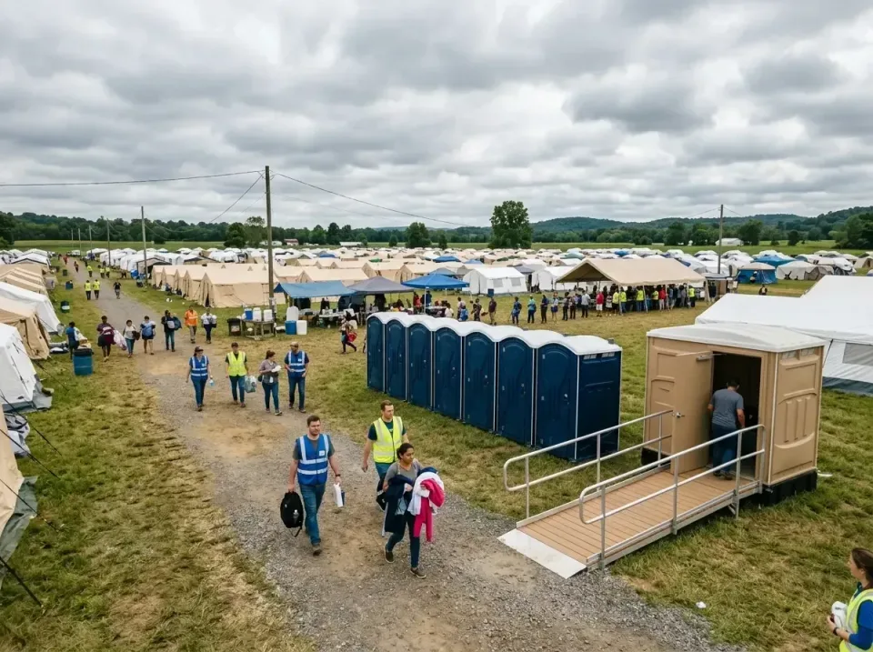 disaster-relief-camp-restrooms-010 — frequently asked questions, Dumpster & Portable Bathrooms Rental in Red Hill, PA